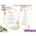 Geometric menu card template,Floral menu card template, (128)